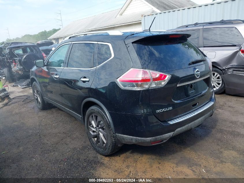 2016 Nissan Rogue S/Sl/Sv VIN: 5N1AT2MV3GC794039 Lot: 39492253