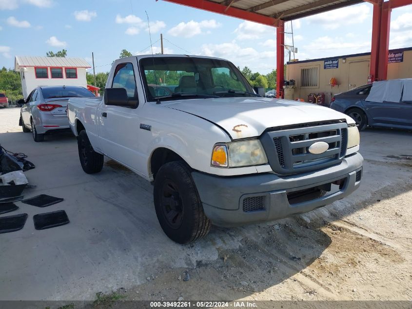 2007 Ford Ranger Stx/Xl/Xlt VIN: 1FTYR10D77PA80254 Lot: 39492261