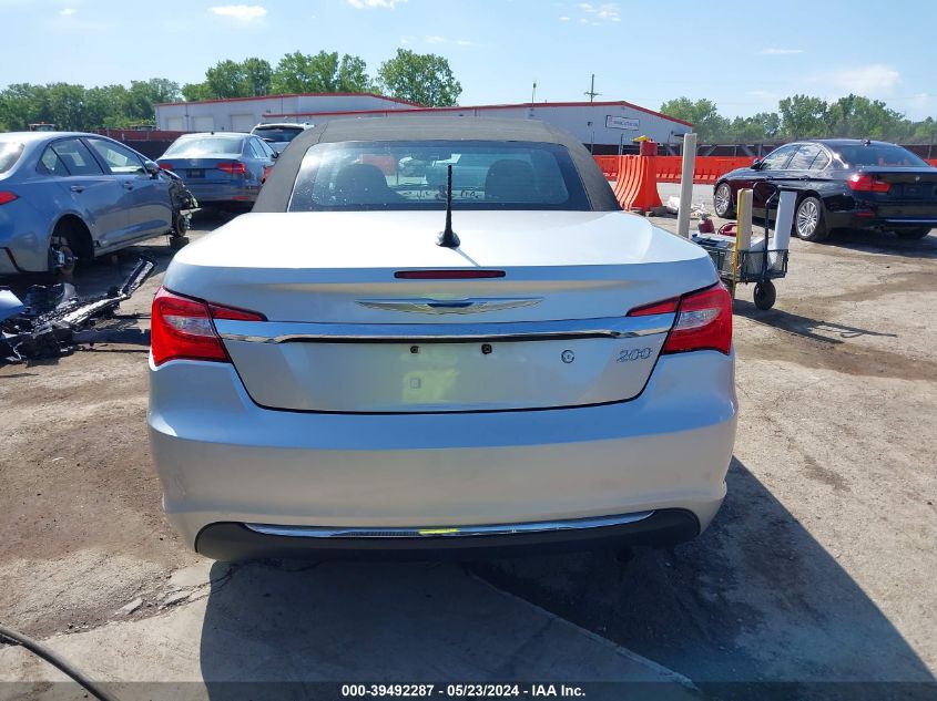 2012 Chrysler 200 Touring VIN: 1C3BCBEB3CN169219 Lot: 39492287