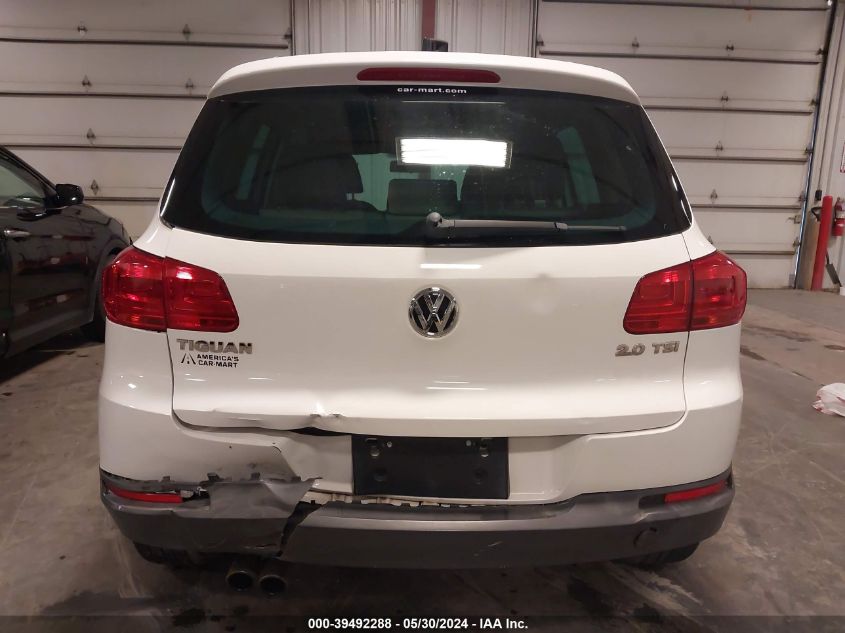 2012 Volkswagen Tiguan Se VIN: WVGAV7AX1CW526497 Lot: 39492288