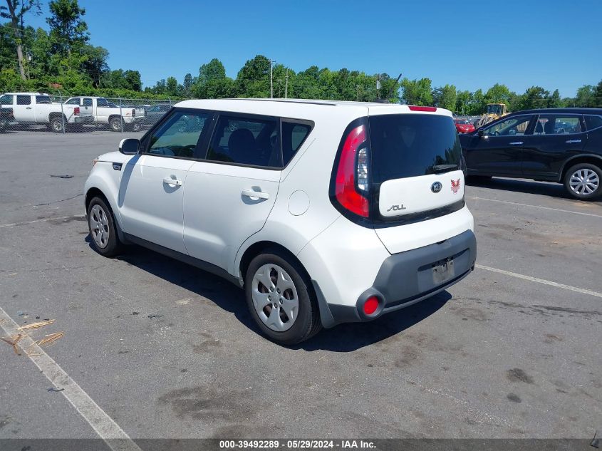 2015 Kia Soul VIN: KNDJN2A23F7223408 Lot: 39492289