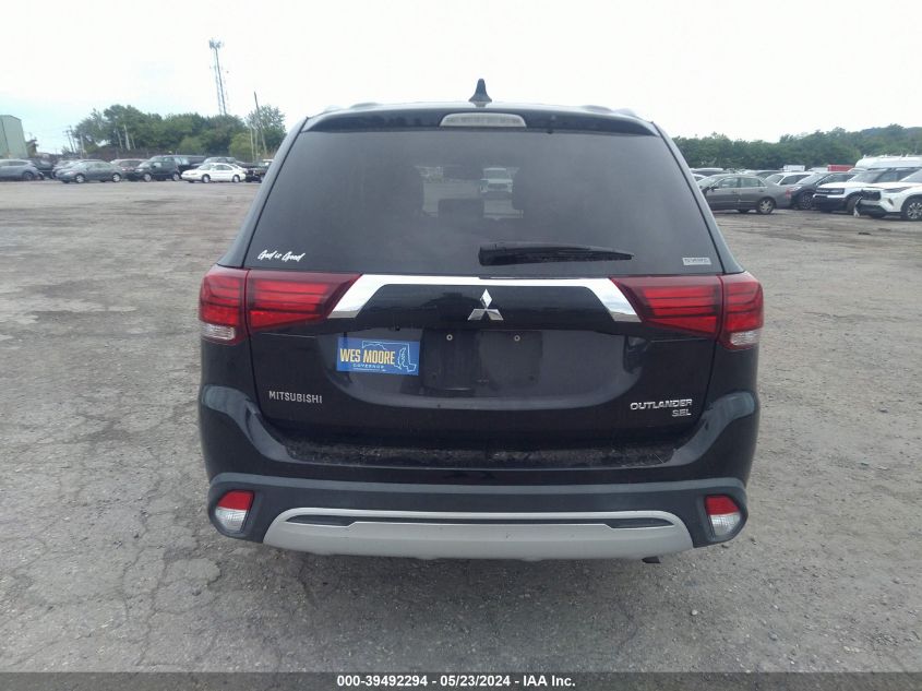 2019 Mitsubishi Outlander Sel VIN: JA4AZ3A35KZ027580 Lot: 39492294