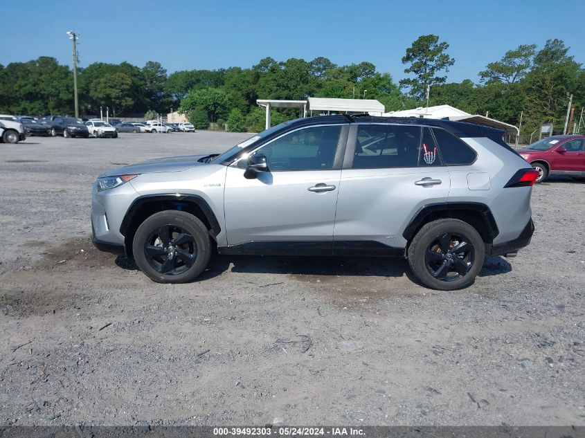 2021 Toyota Rav4 Xse VIN: 2T3E6RFV6MW022744 Lot: 39492303