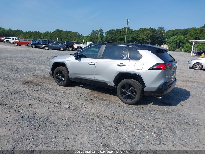 VIN 2T3E6RFV6MW022744 2021 TOYOTA RAV4 XSE
