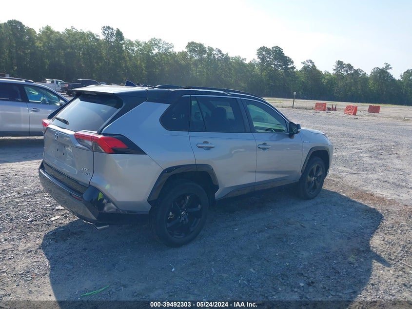 VIN 2T3E6RFV6MW022744 2021 TOYOTA RAV4 XSE