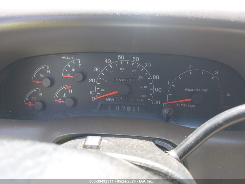 2001 Ford F-350 Lariat/Xl/Xlt VIN: 1FTSW31F51EA23046 Lot: 39492311