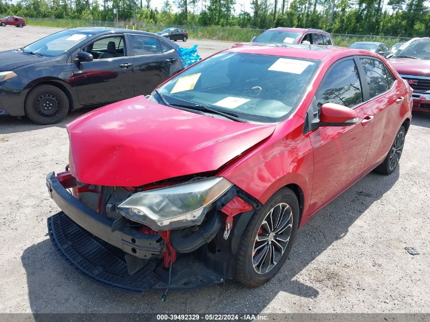 2016 Toyota Corolla S Plus VIN: 2T1BURHE3GC674757 Lot: 39492329