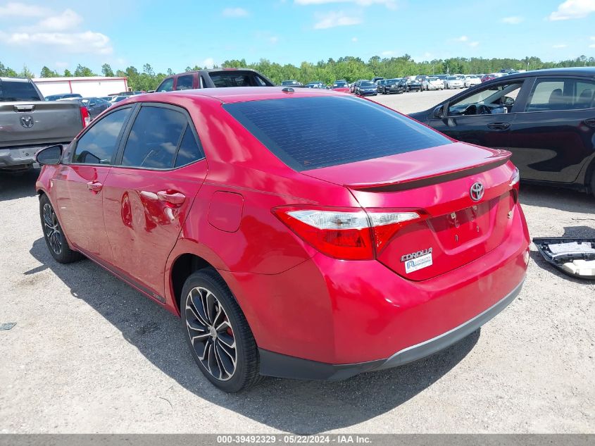 2016 Toyota Corolla S Plus VIN: 2T1BURHE3GC674757 Lot: 39492329