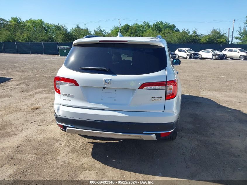 2021 Honda Pilot Awd Touring 7 Passenger VIN: 5FNYF6H69MB042073 Lot: 39492346