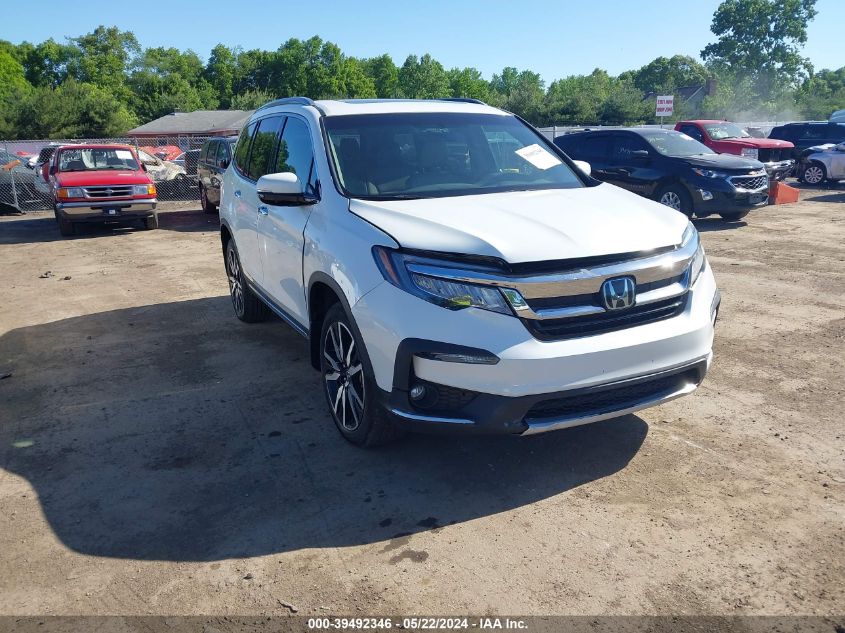 2021 Honda Pilot Awd Touring 7 Passenger VIN: 5FNYF6H69MB042073 Lot: 39492346