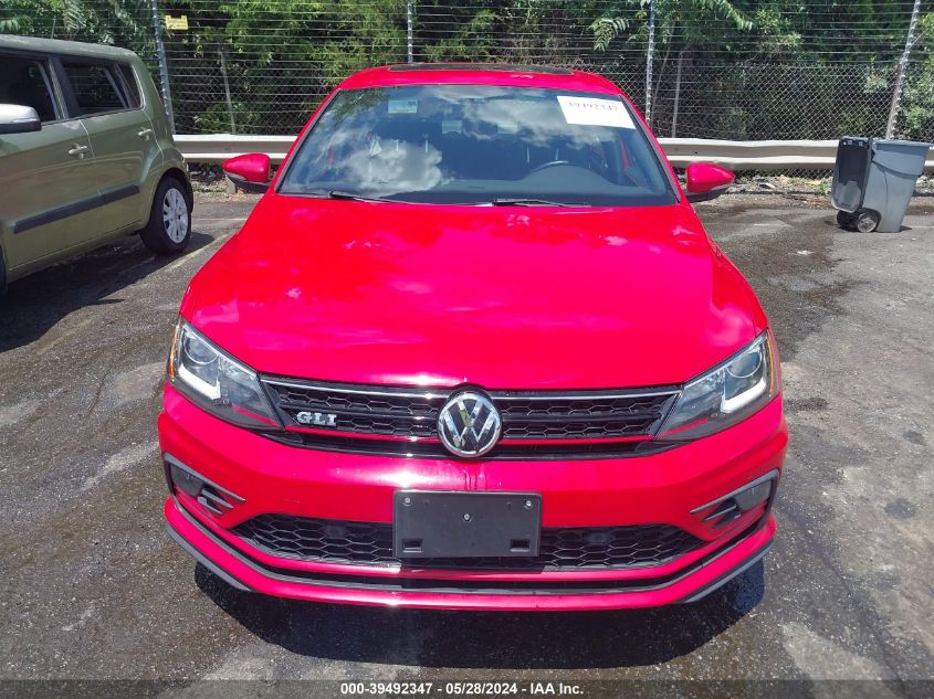 2016 Volkswagen Jetta 2.0T Gli Sel VIN: 3VW5T7AJ7GM222147 Lot: 39492347