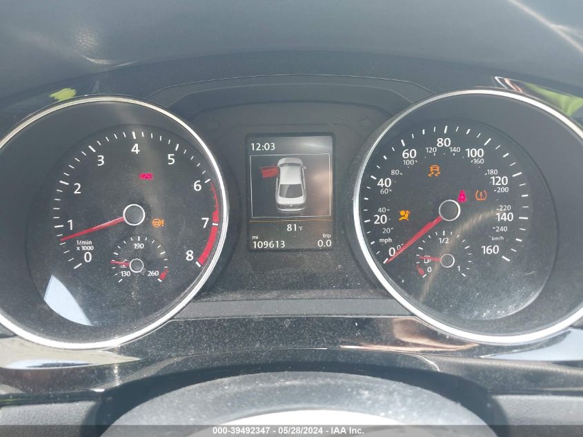 2016 Volkswagen Jetta 2.0T Gli Sel VIN: 3VW5T7AJ7GM222147 Lot: 39492347