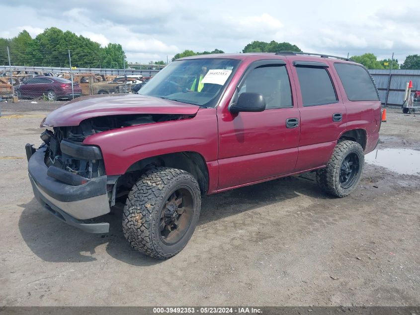 2004 Chevrolet Tahoe Ls VIN: 1GNEK13Z94J283229 Lot: 39492353