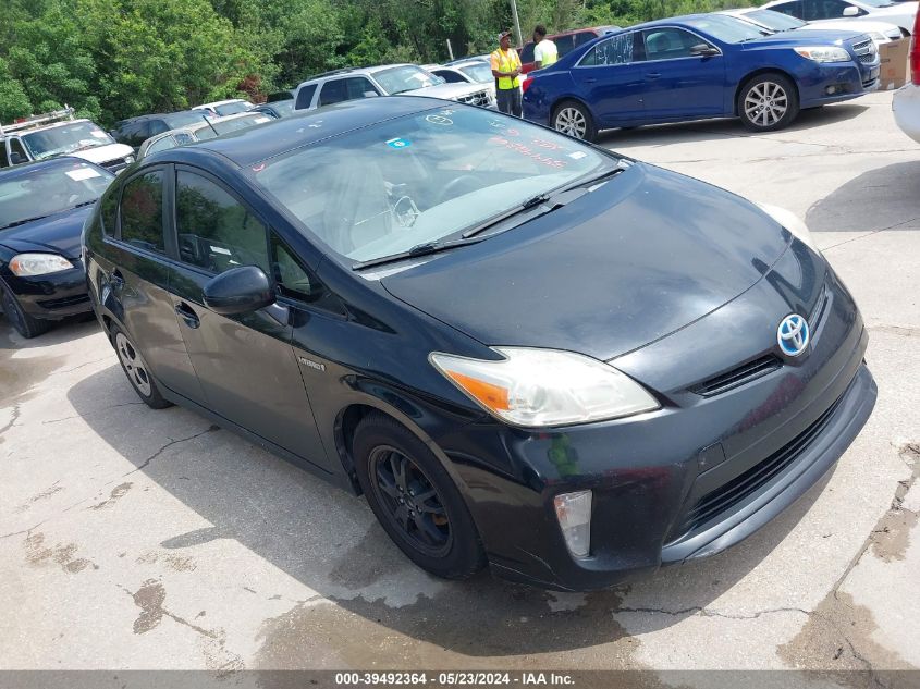 2013 Toyota Prius Two VIN: JTDKN3DU1D1727057 Lot: 39492364