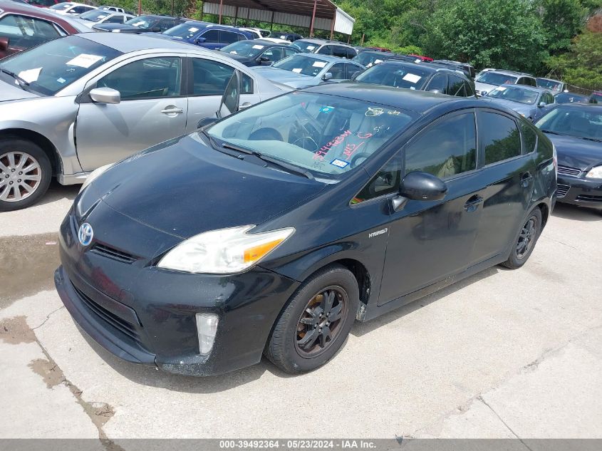 2013 Toyota Prius Two VIN: JTDKN3DU1D1727057 Lot: 39492364