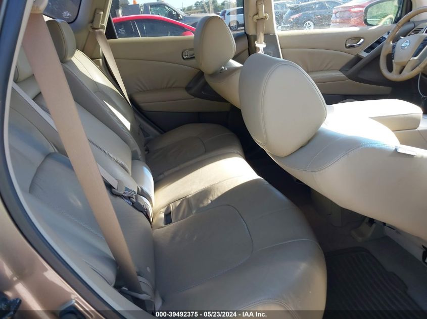 2010 Nissan Murano Sl VIN: JN8AZ1MW8AW138046 Lot: 39492375