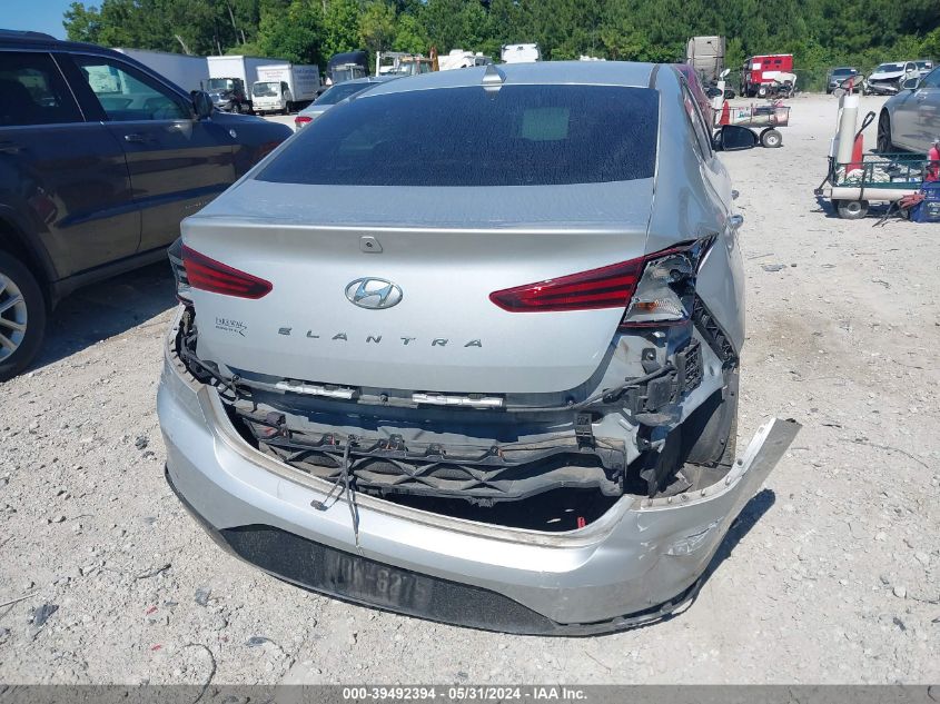 2019 Hyundai Elantra Sel VIN: 5NPD84LF2KH449431 Lot: 39492394