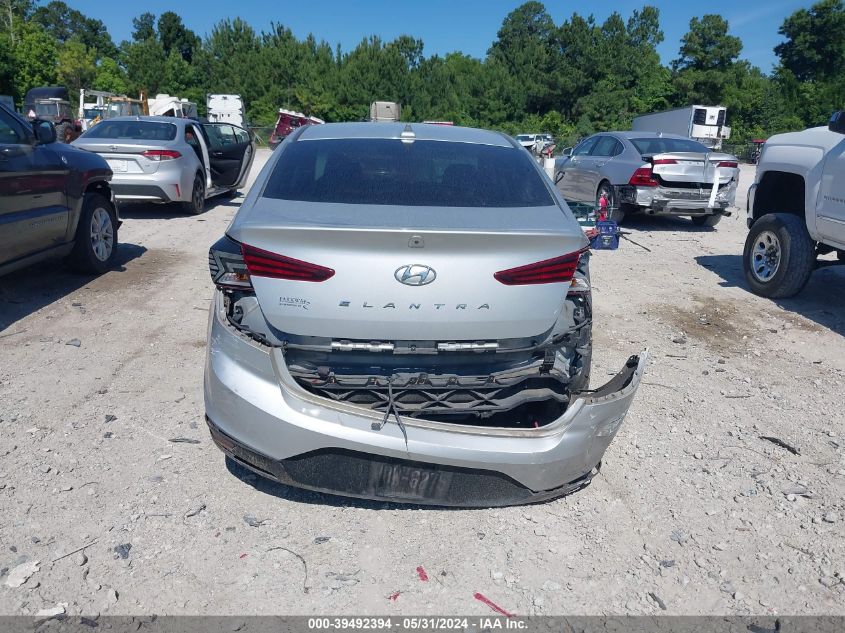 2019 Hyundai Elantra Sel VIN: 5NPD84LF2KH449431 Lot: 39492394