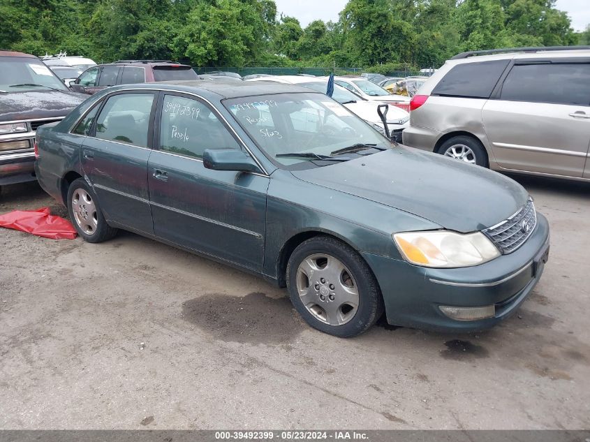 4T1BF28B43U309424 | 2003 TOYOTA AVALON