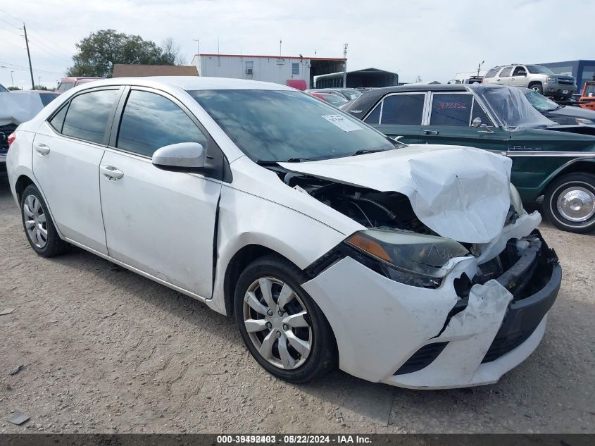 2014 Toyota Corolla Le VIN: 2T1BURHE4EC200586 Lot: 39492403