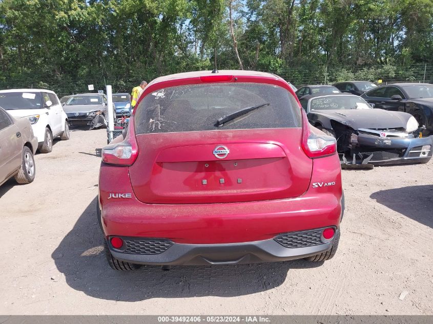 2017 Nissan Juke Sv VIN: JN8AF5MV3HT753770 Lot: 39492406