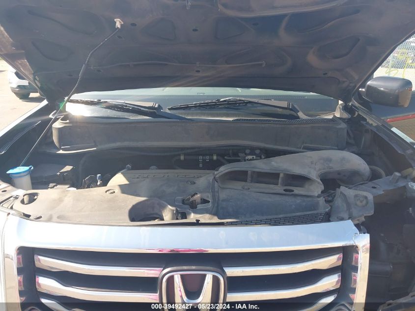 2013 Honda Pilot Ex-L VIN: 5FNYF4H74DB005963 Lot: 39492427