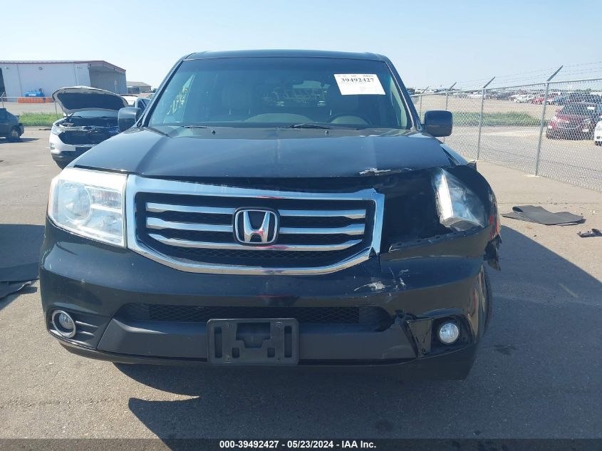 2013 Honda Pilot Ex-L VIN: 5FNYF4H74DB005963 Lot: 39492427
