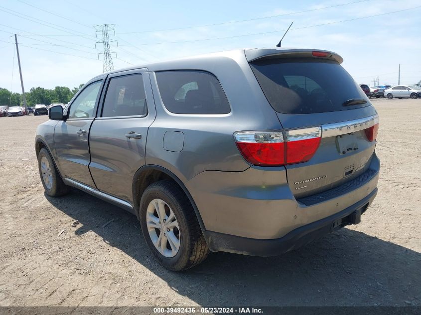 2013 Dodge Durango Sxt VIN: 1C4RDJAG8DC540410 Lot: 39492436