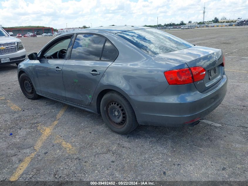 2014 Volkswagen Jetta 2.0L S VIN: 3VW1K7AJ0EM441949 Lot: 39492452