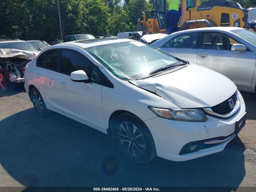 2013 Honda Civic Exl VIN: 19XFB2F98DE213829 Lot: 39492485