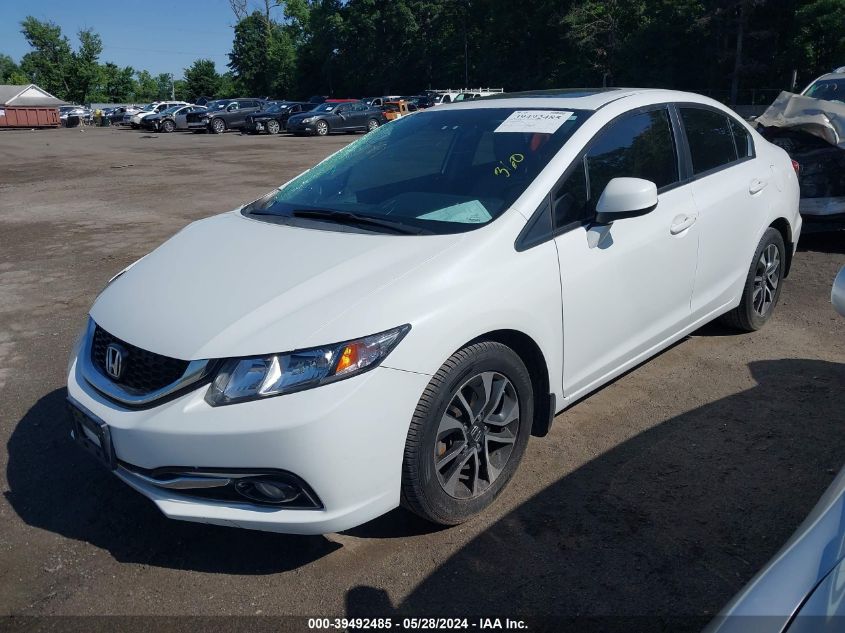 2013 Honda Civic Exl VIN: 19XFB2F98DE213829 Lot: 39492485