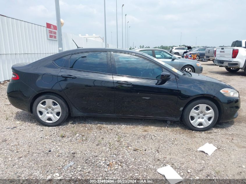 2016 Dodge Dart Se VIN: 1C3CDFAA5GD539572 Lot: 39492496