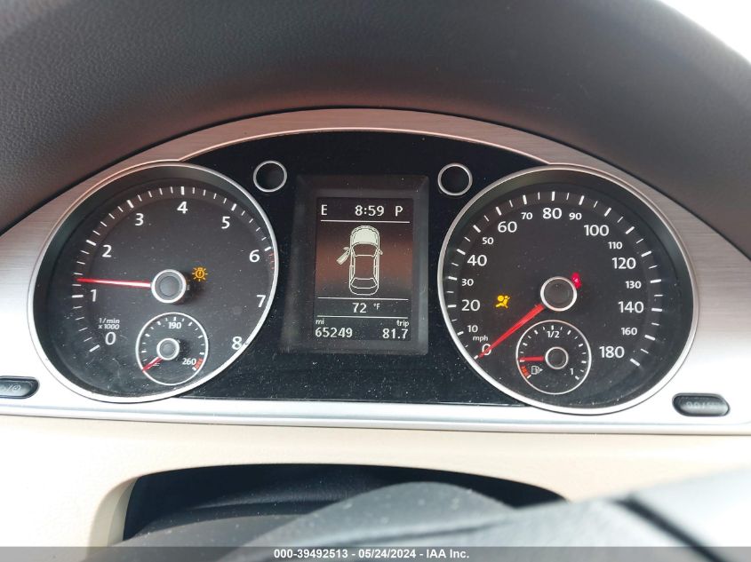 2013 VOLKSWAGEN CC VIN: WVWBP7AN4DE512117