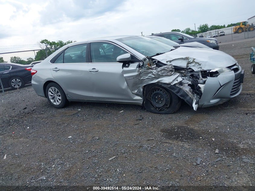 2016 Toyota Camry Hybrid Le VIN: 4T1BD1FK0GU192286 Lot: 39492514