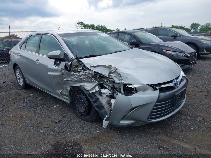 2016 Toyota Camry Hybrid Le VIN: 4T1BD1FK0GU192286 Lot: 39492514