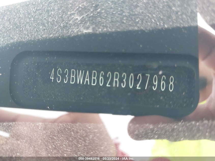 VIN 4S3BWAB62R3027968 2024 SUBARU LEGACY
