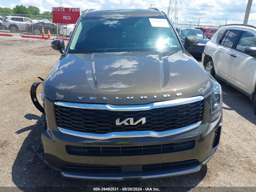 2022 Kia Telluride Ex VIN: 5XYP3DHCXNG209906 Lot: 39492531