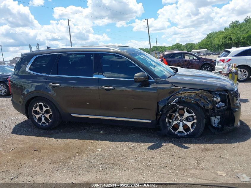 2022 Kia Telluride Ex VIN: 5XYP3DHCXNG209906 Lot: 39492531
