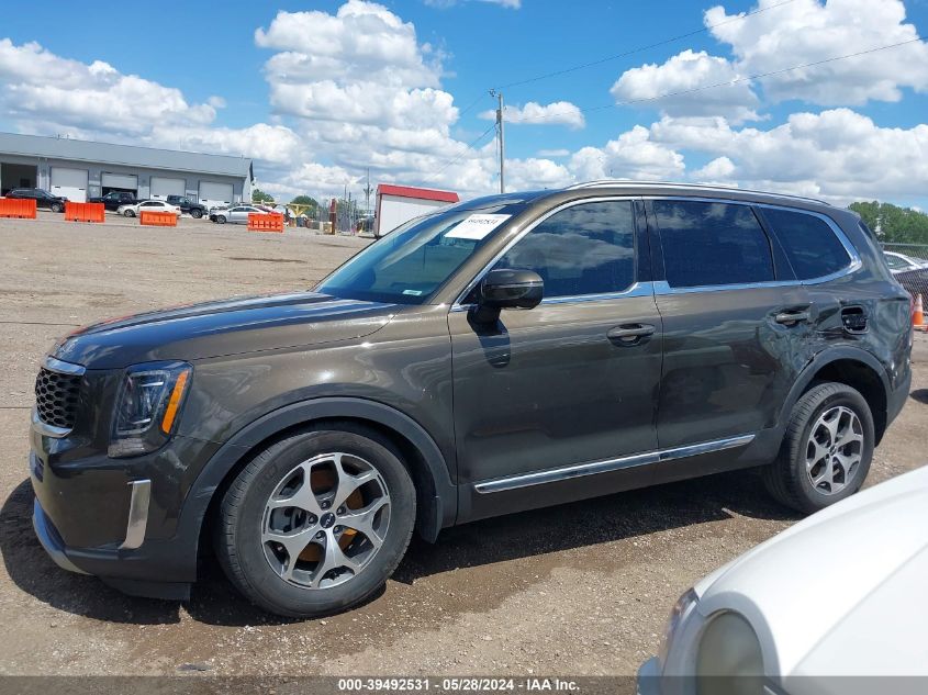 2022 Kia Telluride Ex VIN: 5XYP3DHCXNG209906 Lot: 39492531