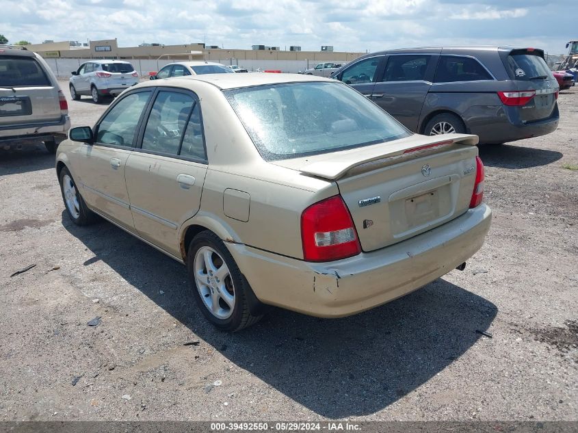 2001 Mazda Protege Es/Lx VIN: JM1BJ225010421129 Lot: 39492550