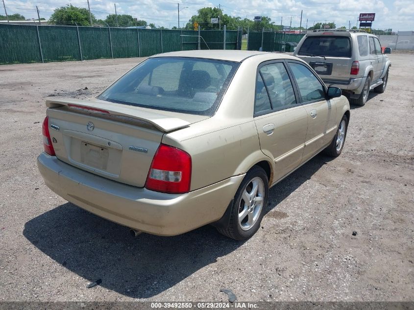 2001 Mazda Protege Es/Lx VIN: JM1BJ225010421129 Lot: 39492550