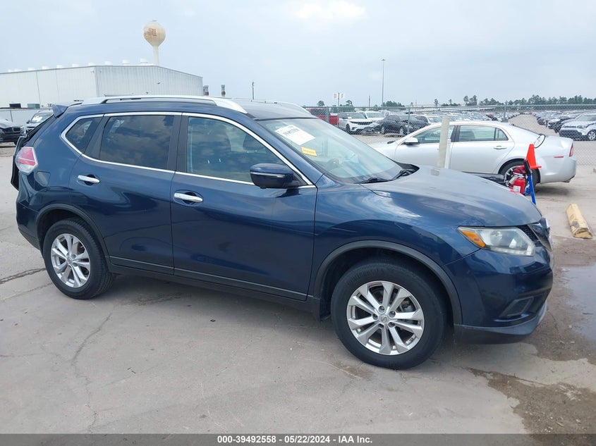 2015 Nissan Rogue Sv VIN: KNMAT2MT5FP548314 Lot: 39492558