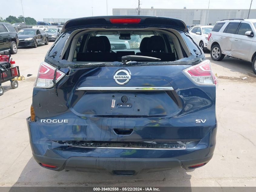 2015 Nissan Rogue Sv VIN: KNMAT2MT5FP548314 Lot: 39492558