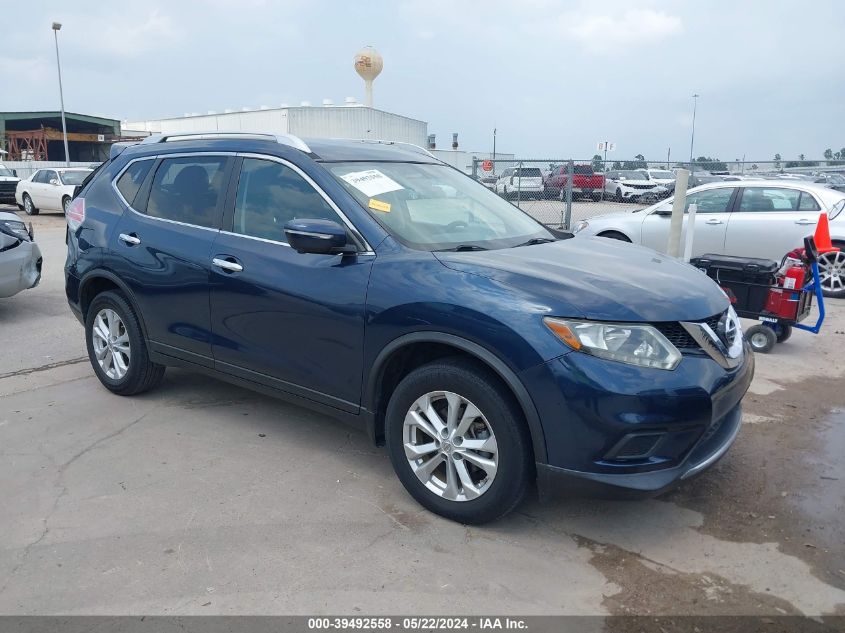 2015 Nissan Rogue Sv VIN: KNMAT2MT5FP548314 Lot: 39492558