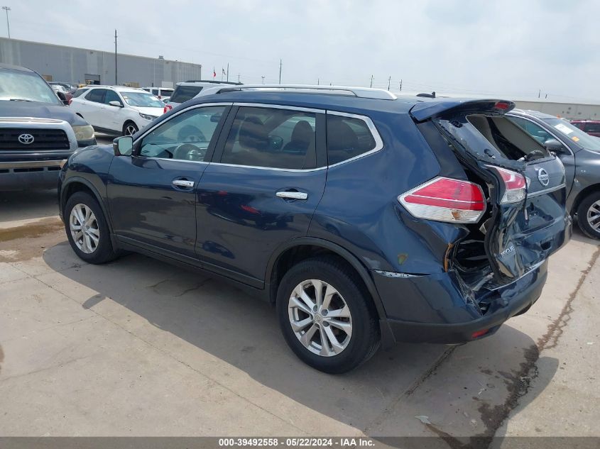 2015 Nissan Rogue Sv VIN: KNMAT2MT5FP548314 Lot: 39492558