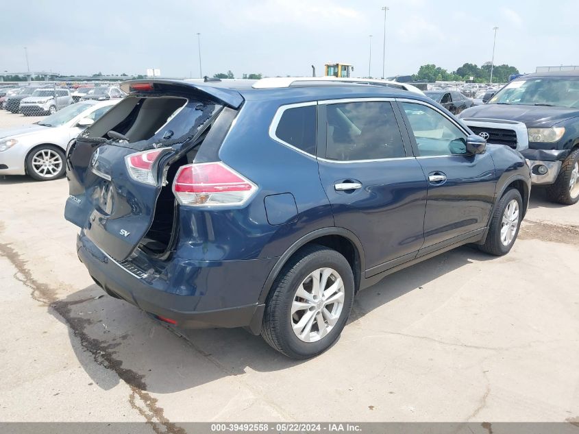 2015 Nissan Rogue Sv VIN: KNMAT2MT5FP548314 Lot: 39492558