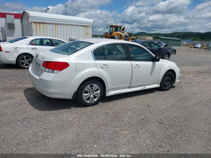 2013 Subaru Legacy 2.5I VIN: 4S3BMCA63D3044080 Lot: 39492566