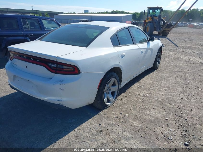 2017 Dodge Charger Police Rwd VIN: 2C3CDXAT3HH652691 Lot: 39492569