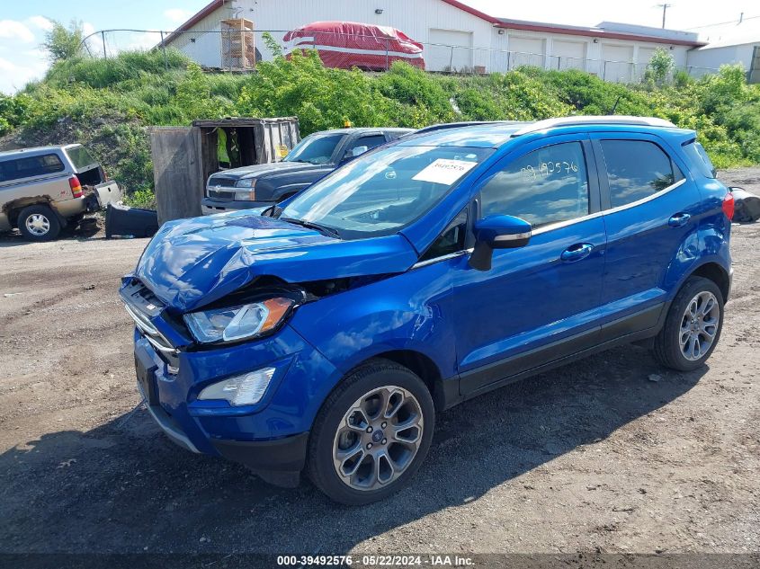 2018 Ford Ecosport Titanium VIN: MAJ6P1WL2JC162070 Lot: 39492576