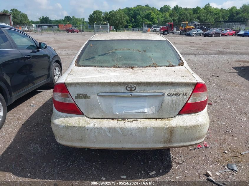 2003 Toyota Camry Le VIN: JTDBE32K830176003 Lot: 39492579